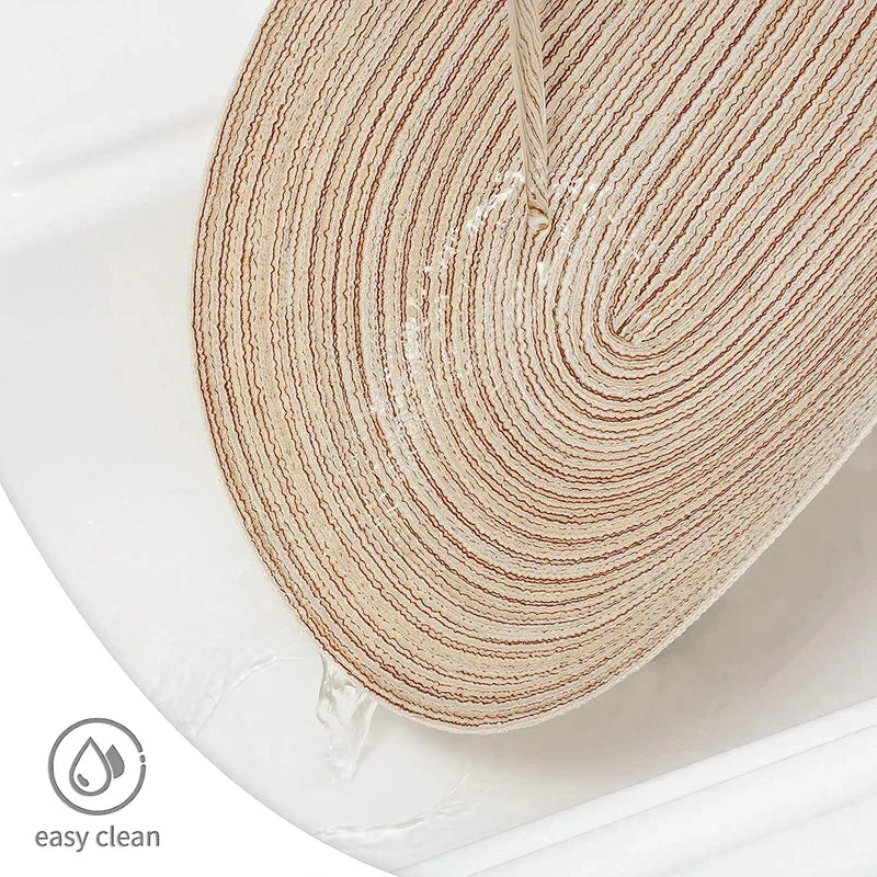 Handgjorda rustika boho bordsunderlägg - Vävda bordsunderlägg för hållbar och snygg matinredning