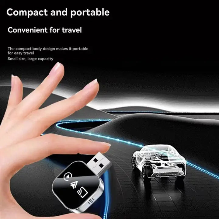 Plug & Play trådlös CarPlay USB-adapter – Sömlös iPhone-anslutning för bilar