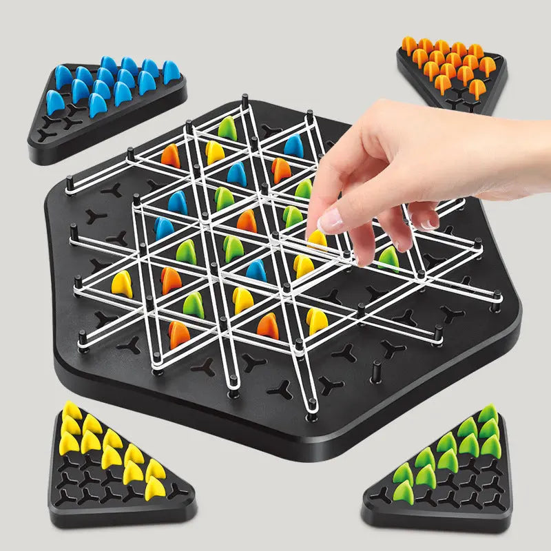 Tri Link Strategispel – Elegant hjärnutmaning för 2–4 spelare