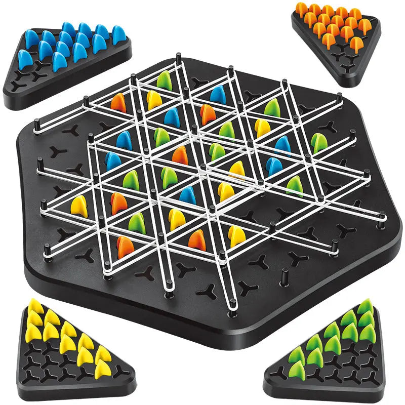 Tri Link Strategispel – Elegant hjärnutmaning för 2–4 spelare