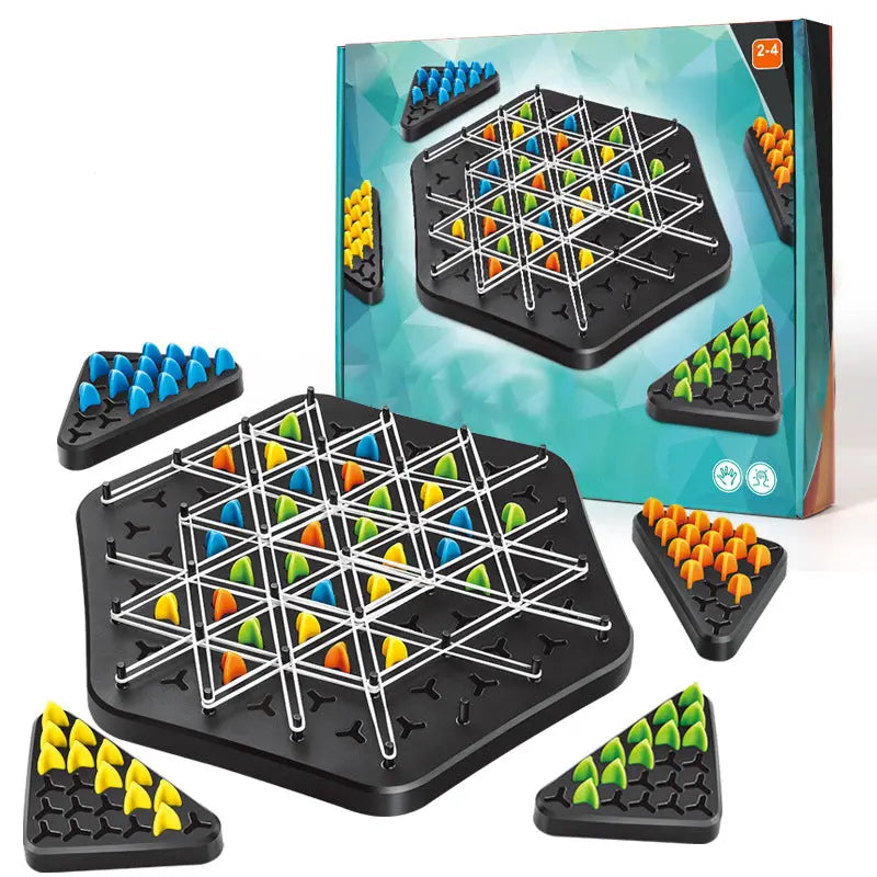 Tri Link Strategispel – Elegant hjärnutmaning för 2–4 spelare