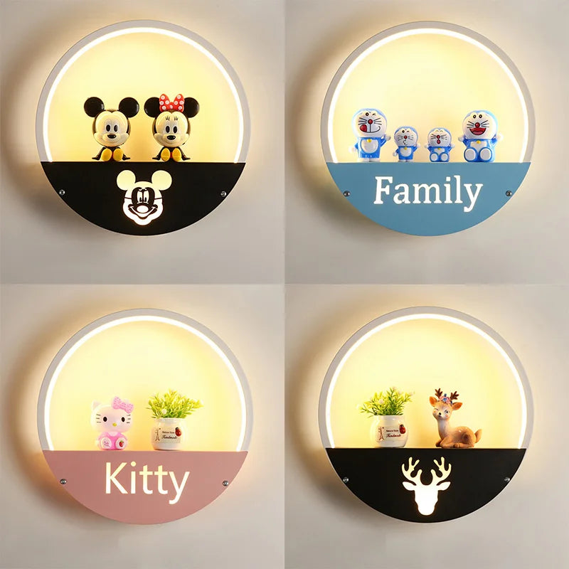 Dekorativ vägglampa för barn – Lekfull rumsbelysning
