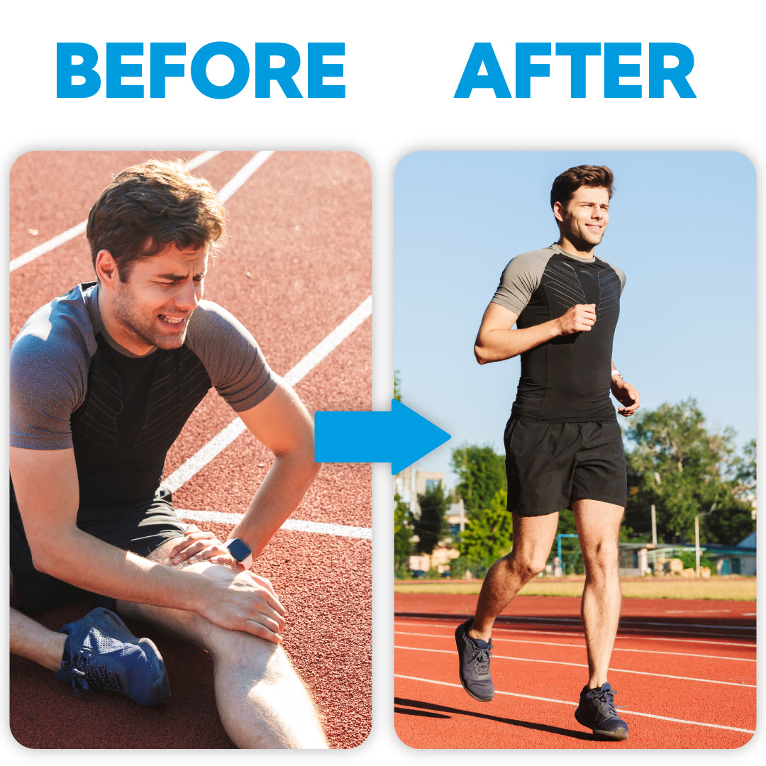 Smart uppvärmd knämassageapparat - Lugnande värmeterapi för smärtlindring och snabbare ledhjälp