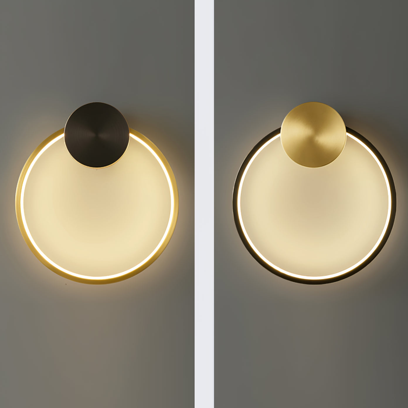 Modern geometrisk LED-vägglampa - Snygg minimalistisk lampa