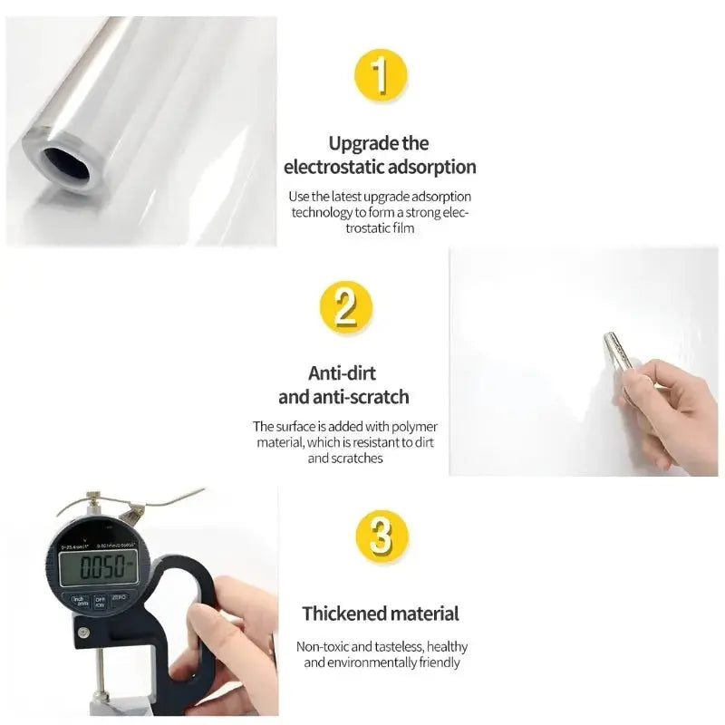 Genomskinlig väggskyddsfilm – reptålig och fläckfri film