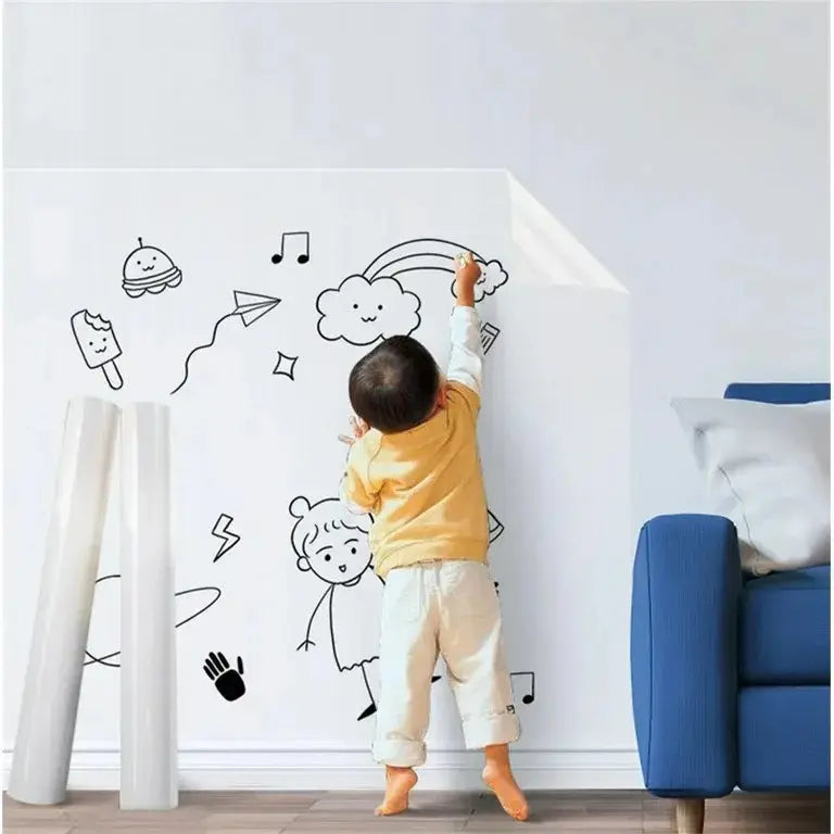 Genomskinlig väggskyddsfilm – reptålig och fläckfri film