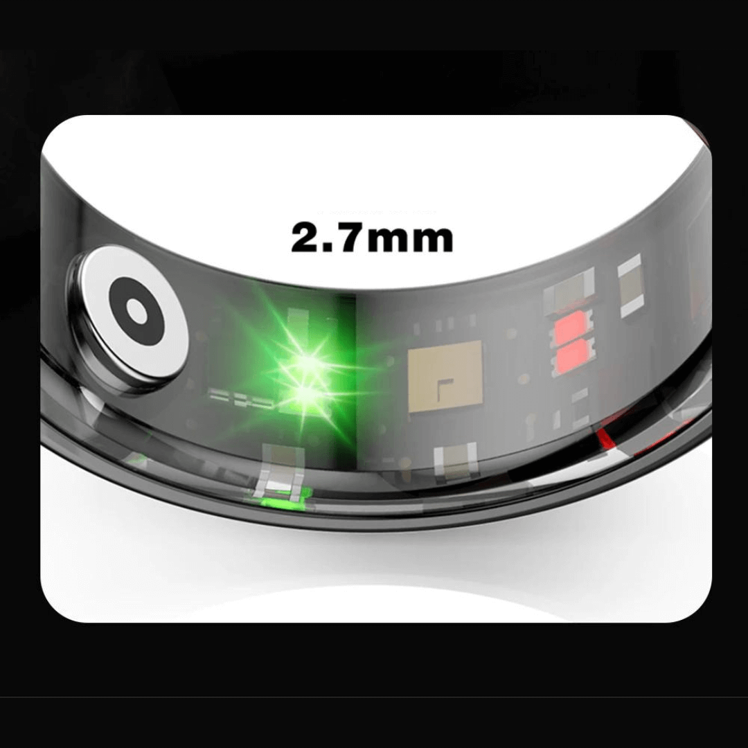Smart Health Ring – Slitstark fitness- och wellnessmonitor i titan