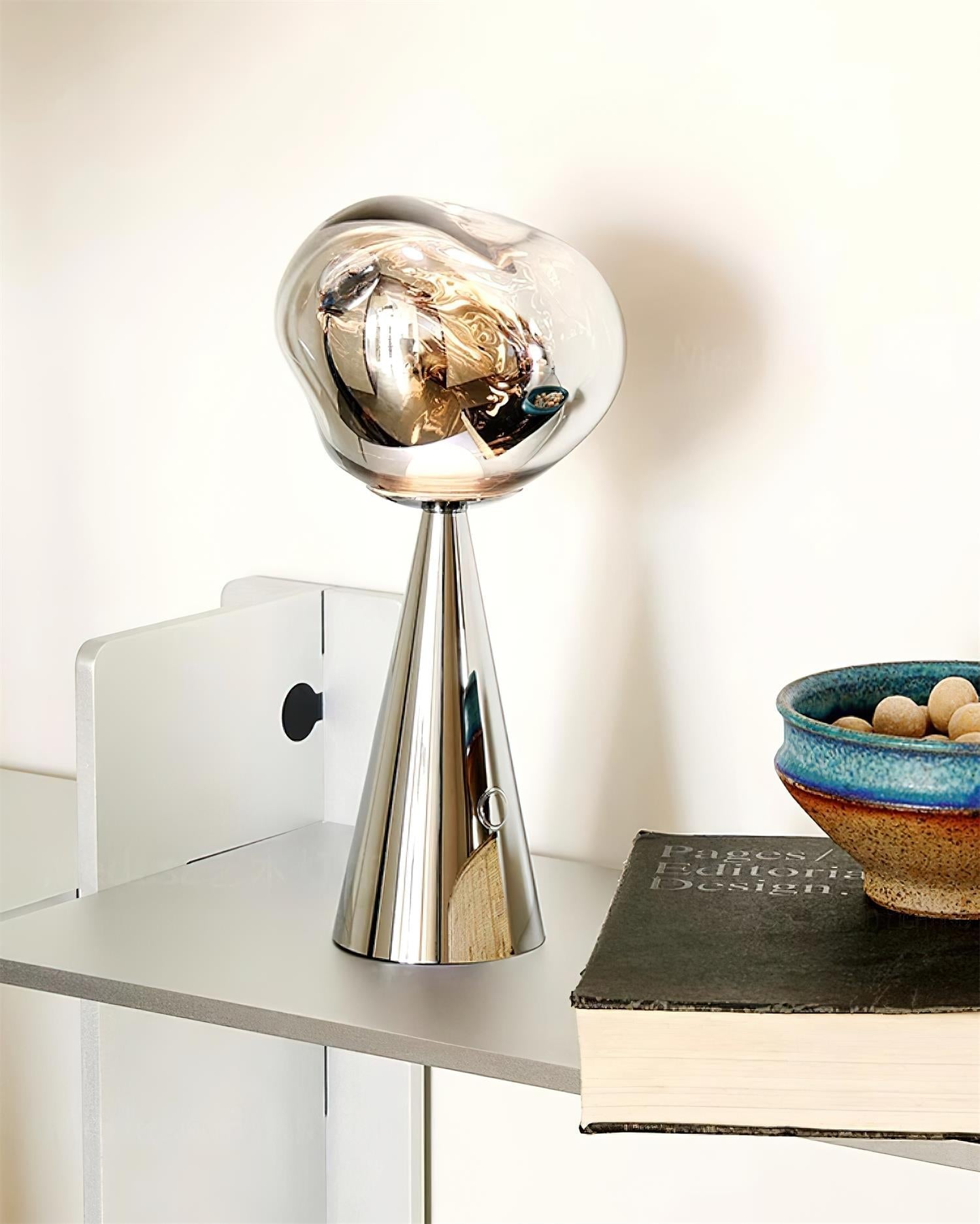 Uppladdningsbart lavainspirerat ljus - Lugnande LED-ljus för avkopplande kvällar