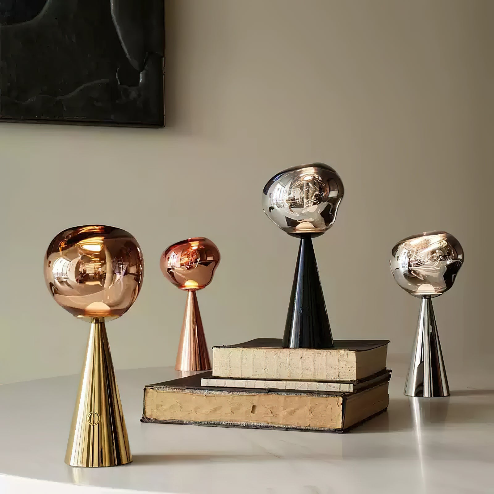 Uppladdningsbart lavainspirerat ljus - Lugnande LED-ljus för avkopplande kvällar