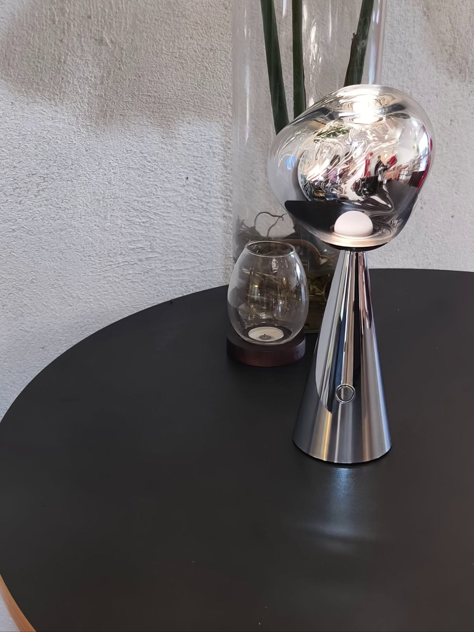 Uppladdningsbart lavainspirerat ljus - Lugnande LED-ljus för avkopplande kvällar