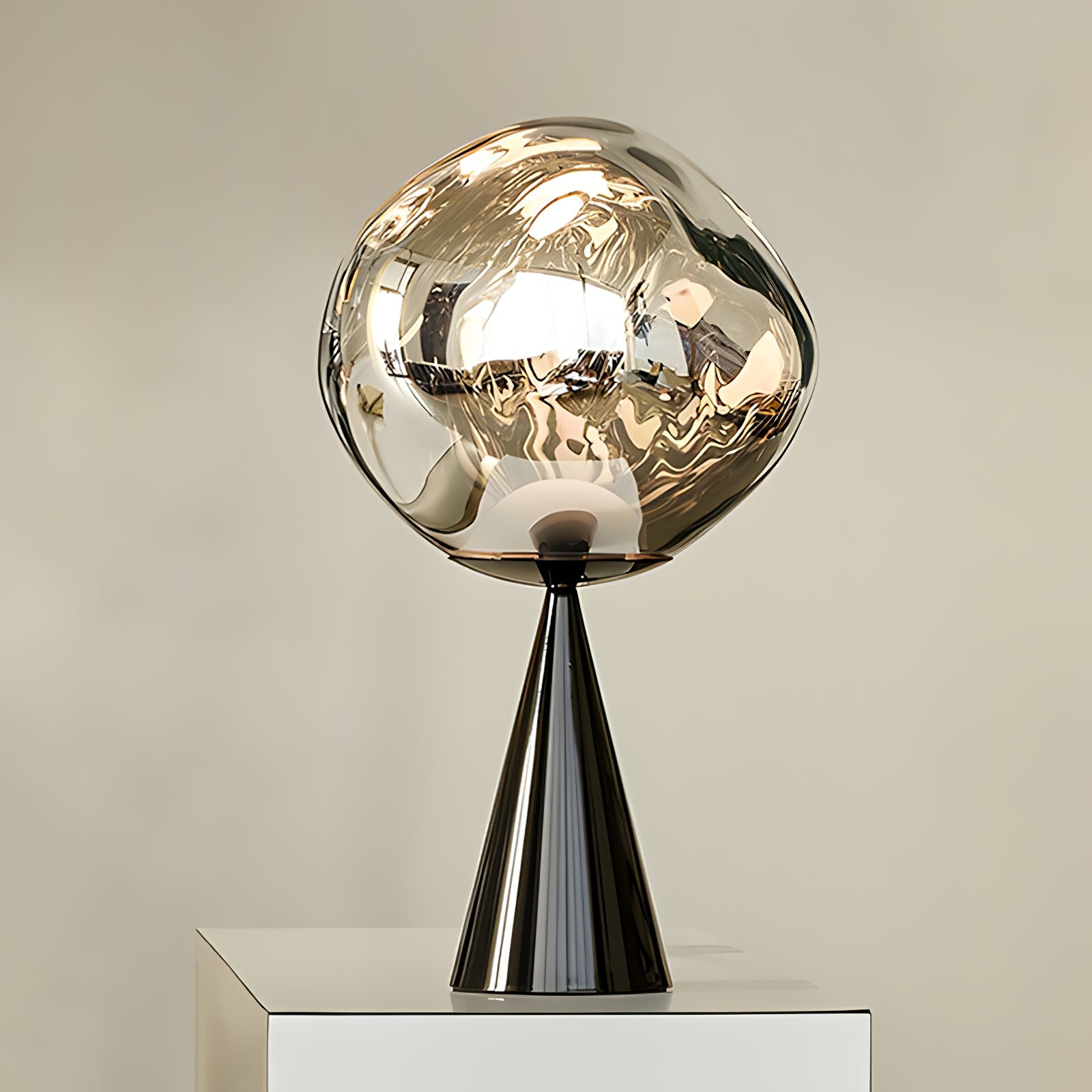 Uppladdningsbart lavainspirerat ljus - Lugnande LED-ljus för avkopplande kvällar