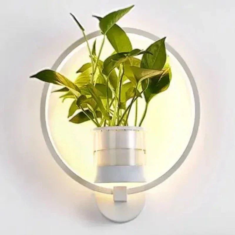 Botanisk vägglampa – Naturinspirerad LED-växtlampa för moderna interiörer