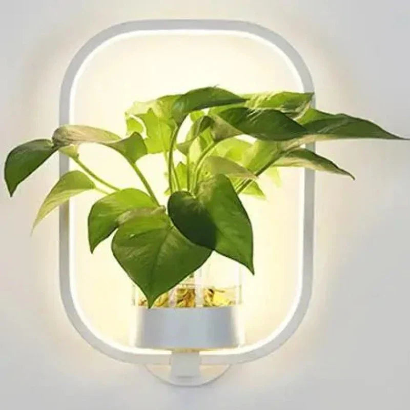 Botanisk vägglampa – Naturinspirerad LED-växtlampa för moderna interiörer
