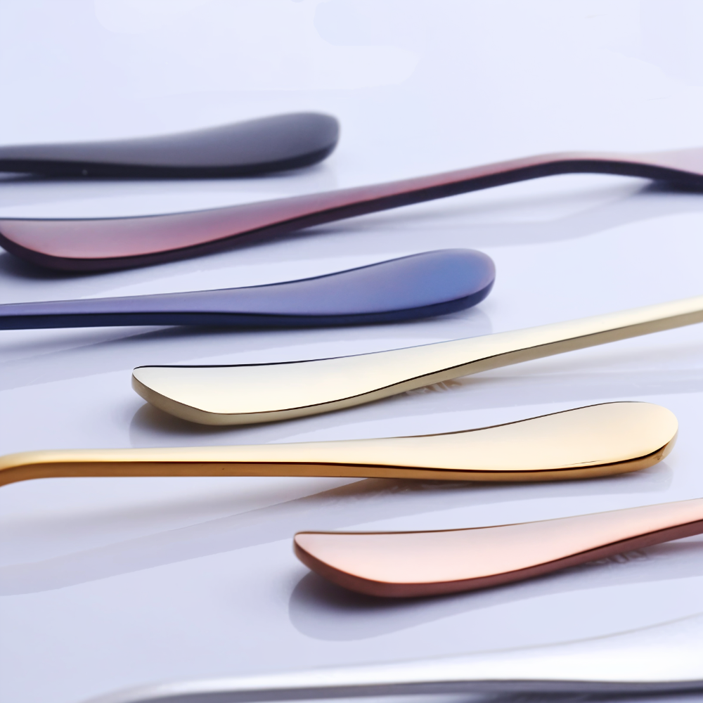 Eleganta minigafflar i rostfritt stål – lättviktiga frukt- och salladsbestick