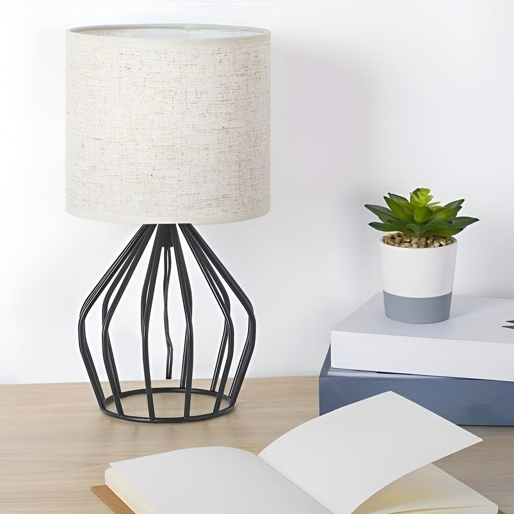 Modern Wireframe bordslampa – elegant design, Ambient Glow