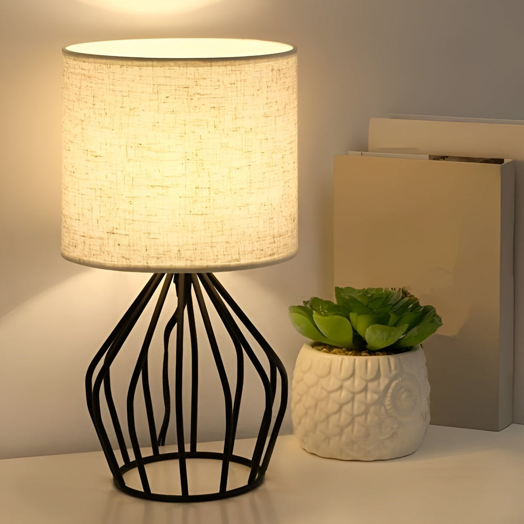 Modern Wireframe bordslampa – elegant design, Ambient Glow