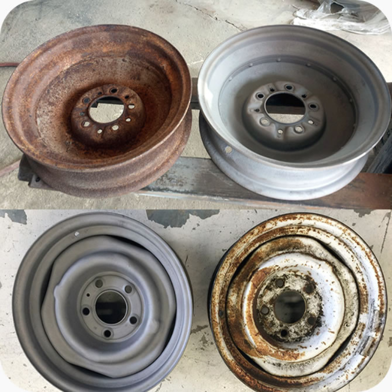 Bärbar luftbläster – Multifunktionellt elverktyg för rost-, färg- och ytborttagning