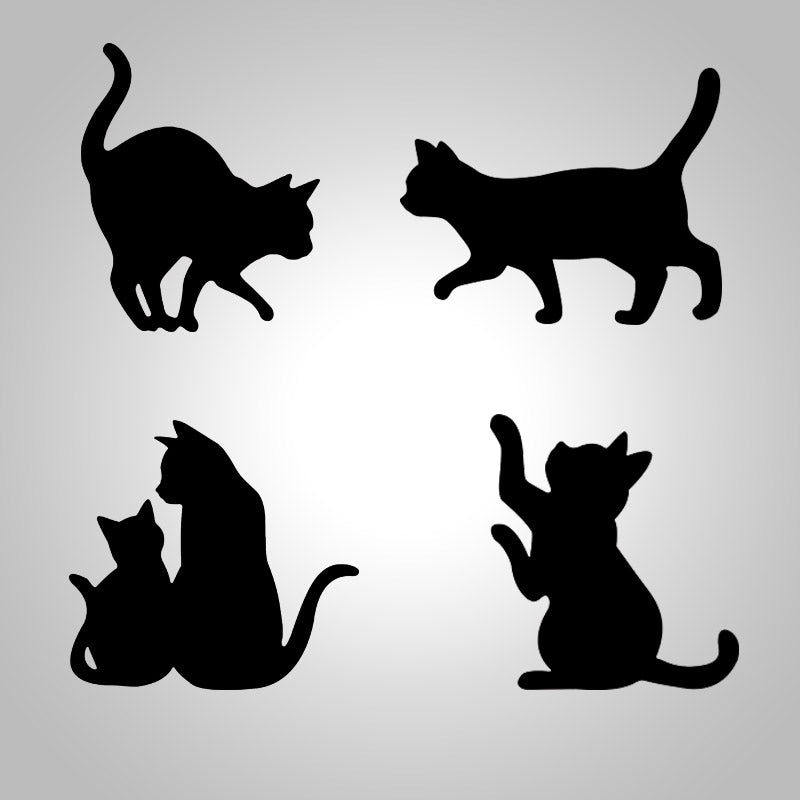 Smart LED-rörelseaktiverad kattnattlampa – Söt sensorlampa för barnrum och sovrumsinredning