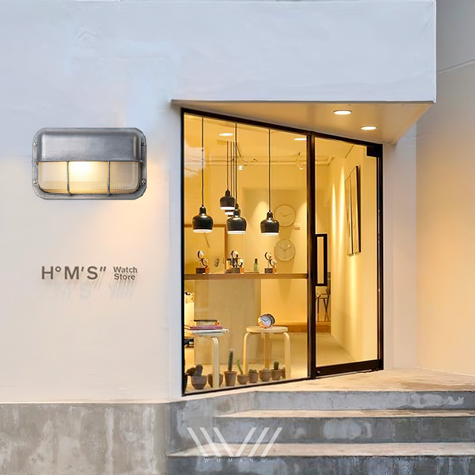 Vägglampa för utomhusbruk – Väderbeständig utomhuslampa i marin stil