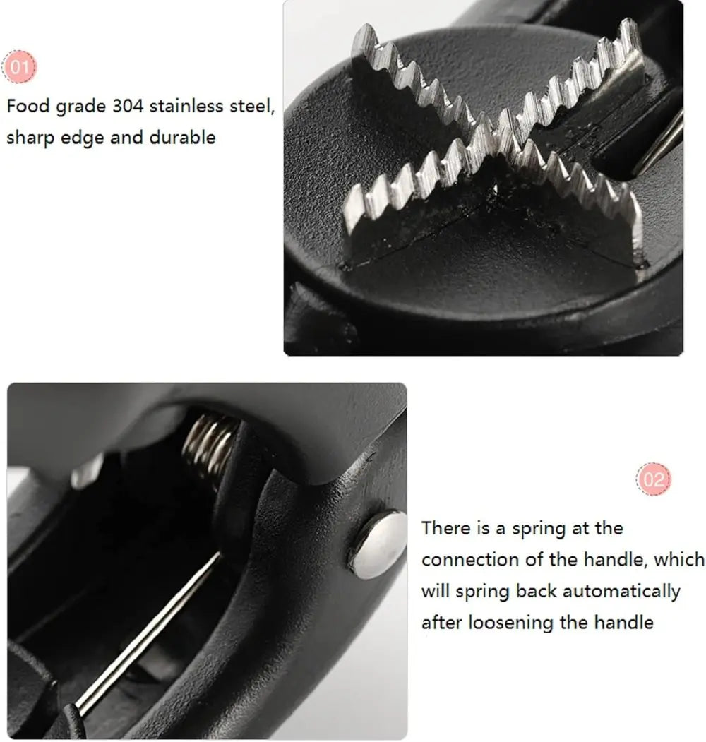 Kastanjeöppningsverktyg - Säker rostfri stålskalare för enkel nötberedning