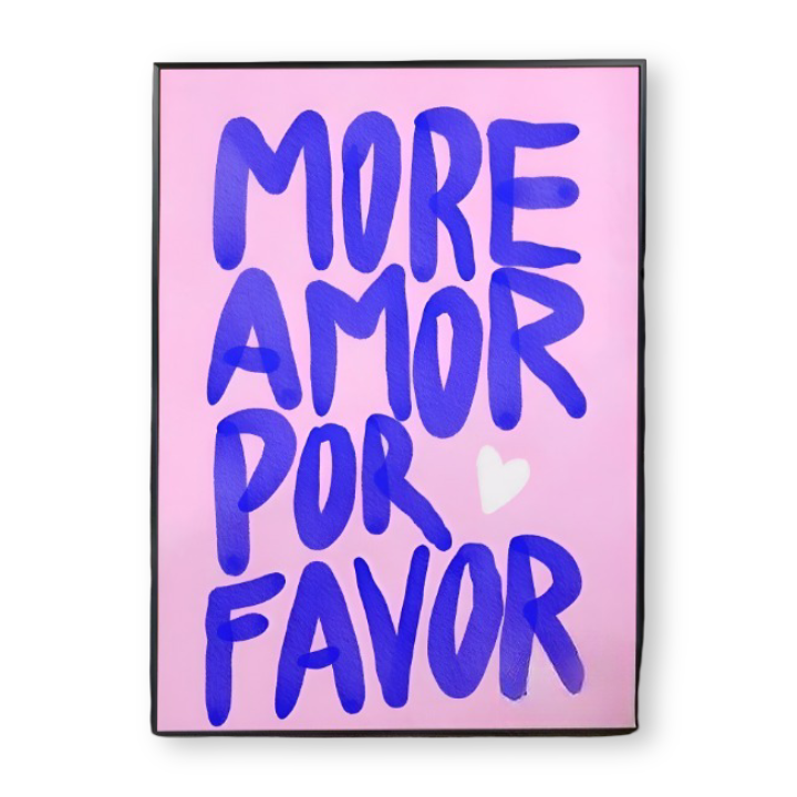 Färgglad motiverande väggkonst – Maximalistisk canvastavla för hem- och kontorsinredning