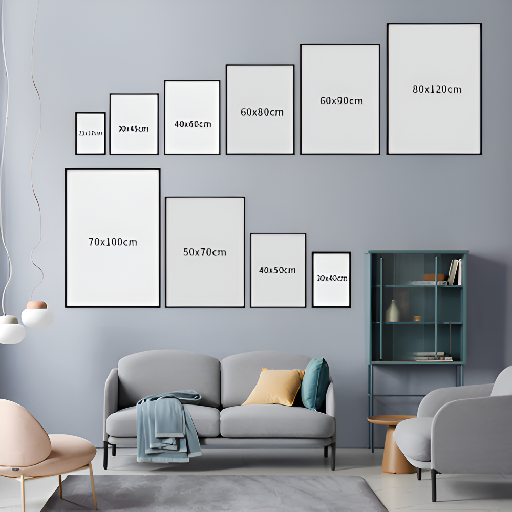 Färgglad motiverande väggkonst – Maximalistisk canvastavla för hem- och kontorsinredning