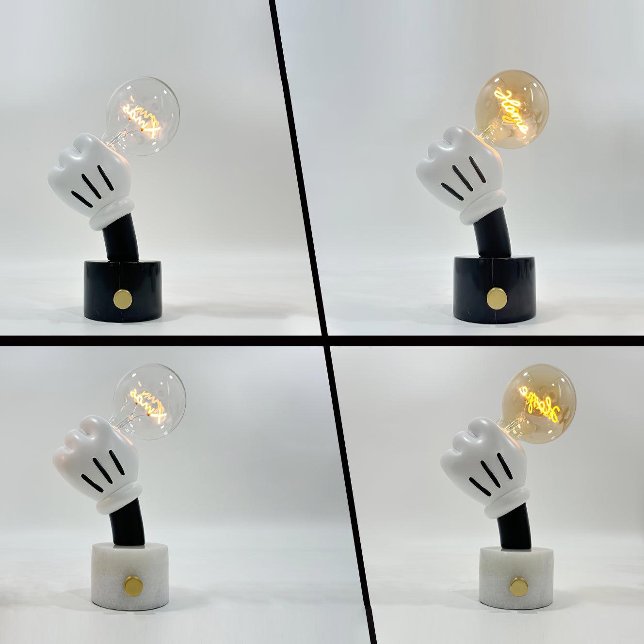 Nyckfull handformad bordslampa – Lekfull accentbelysning för fans