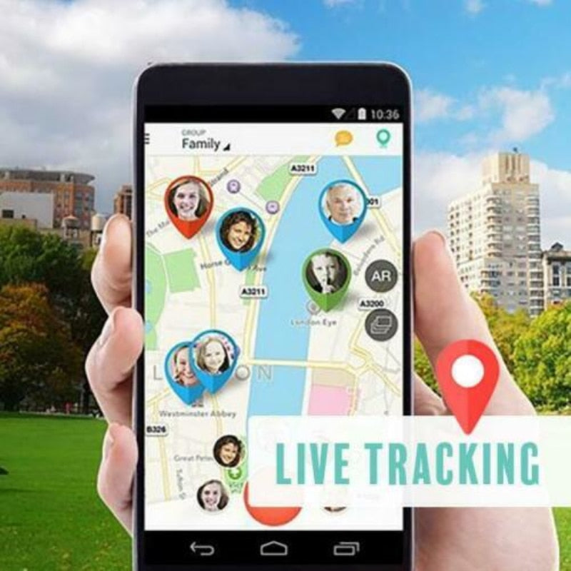Kompakt GPS-lokaliseringsenhet för barn, husdjur och fordon – Säkerhet i realtid i fickan