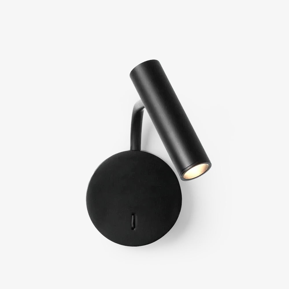 Modern rund LED-vägglampa – minimalistisk skivformad vägglampa