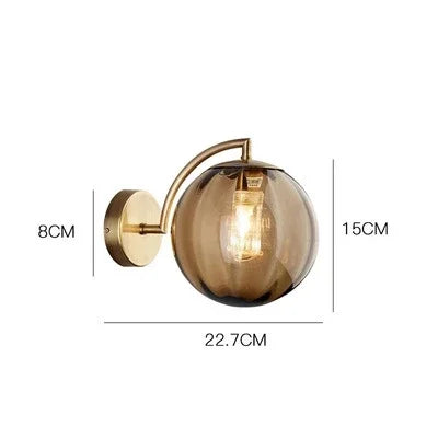LumiCrystal - Modern vägglampa i glas