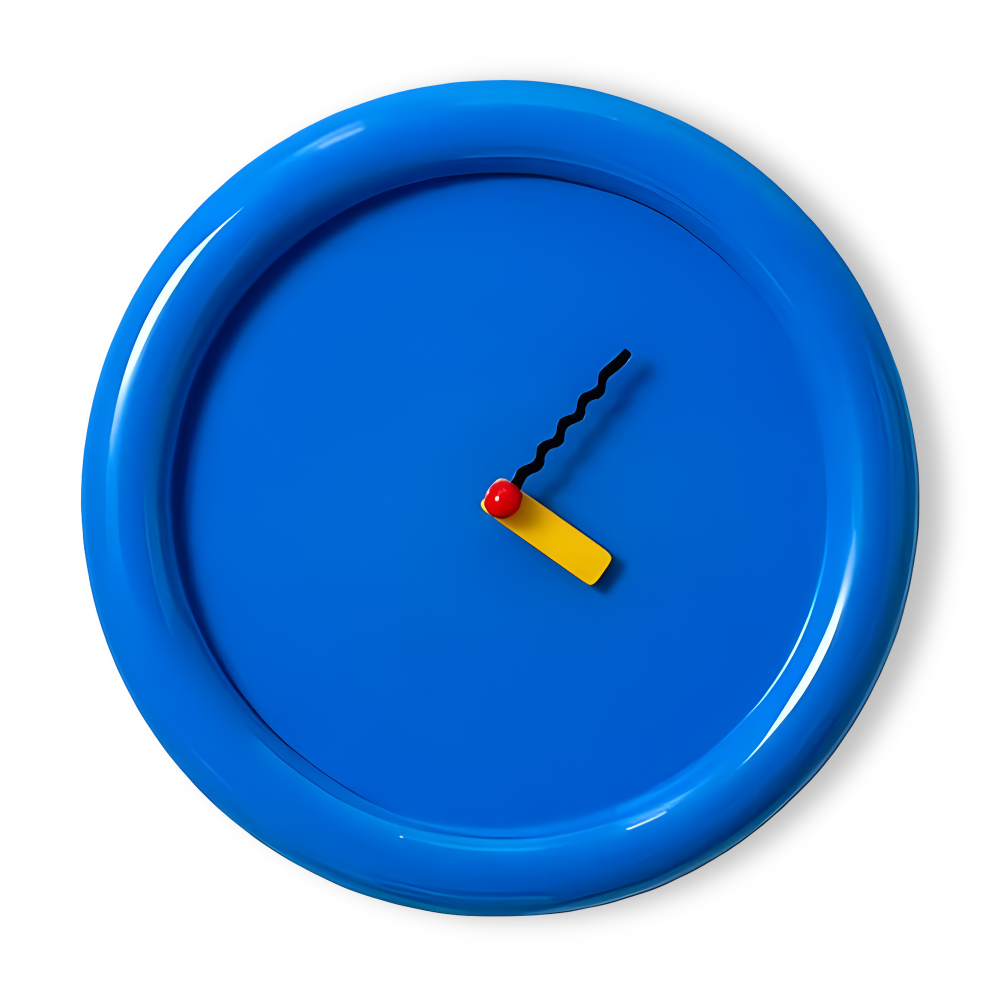 Livfull 30 cm väggklocka – Modern dekorativ accent