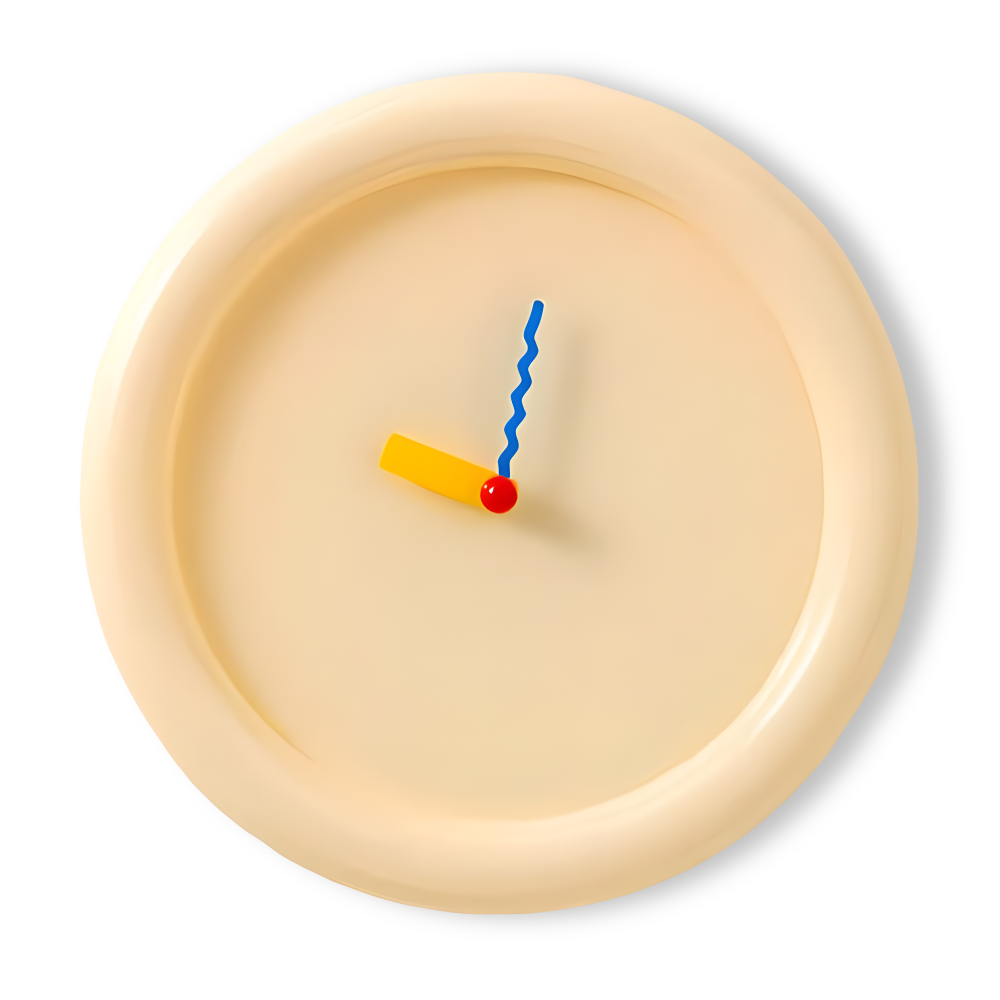 Livfull 30 cm väggklocka – Modern dekorativ accent