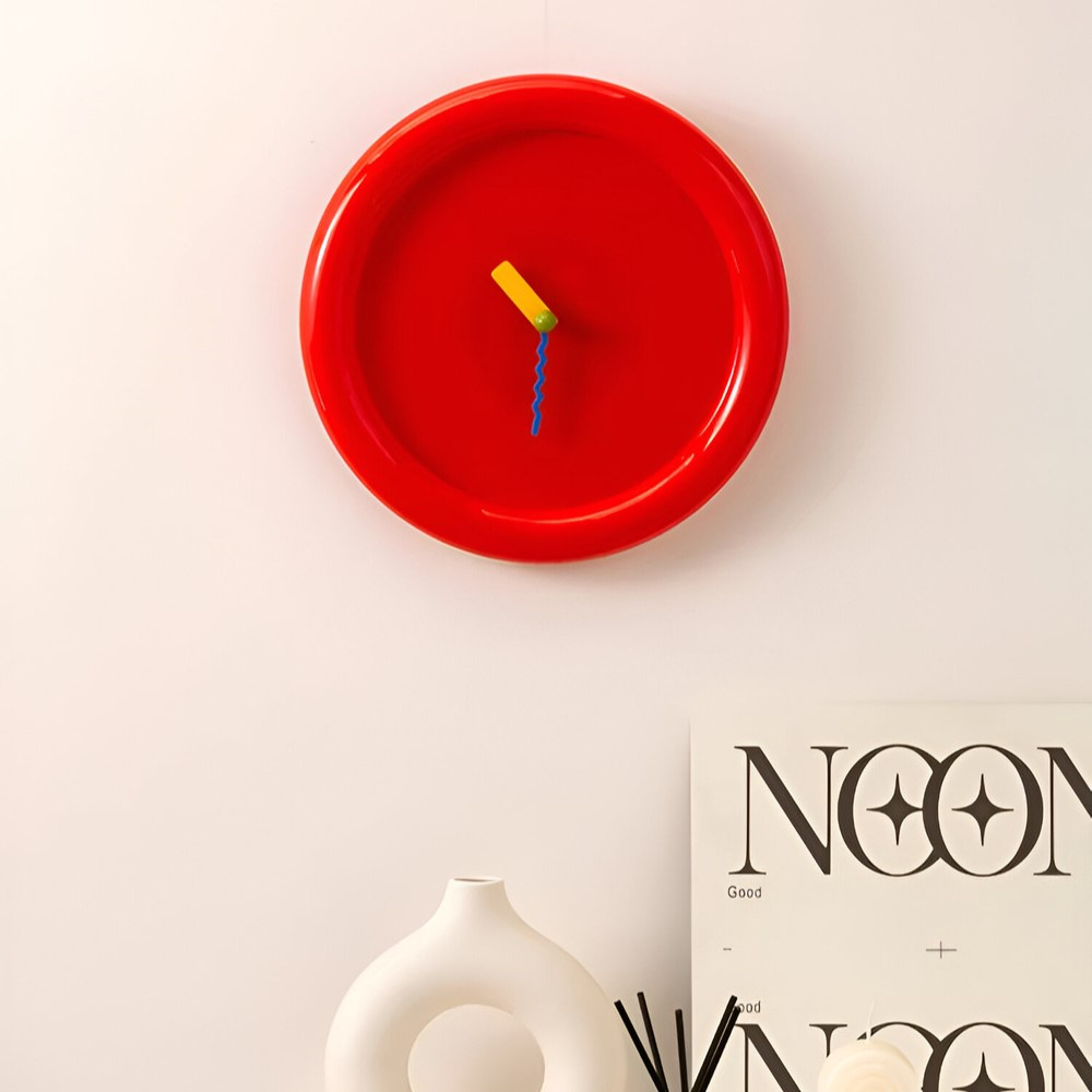 Livfull 30 cm väggklocka – Modern dekorativ accent