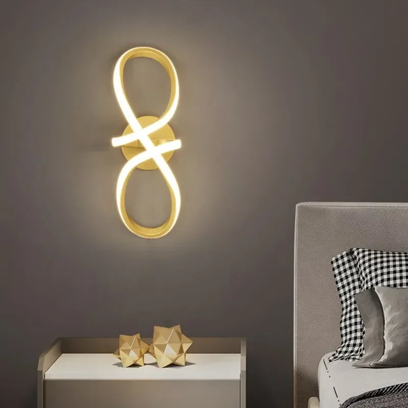 Elegant LED-vägglampa – Modern minimalistisk dekorativ belysning