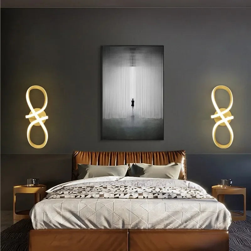 Elegant LED-vägglampa – Modern minimalistisk dekorativ belysning