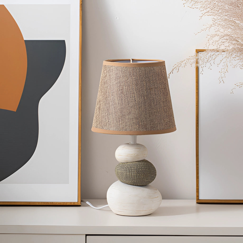 LumeSoft LED-bordslampa – mysig belysning med elegant tygskärm
