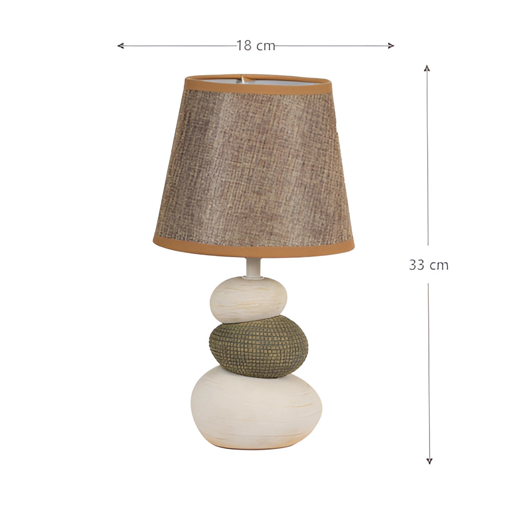 LumeSoft LED-bordslampa – mysig belysning med elegant tygskärm