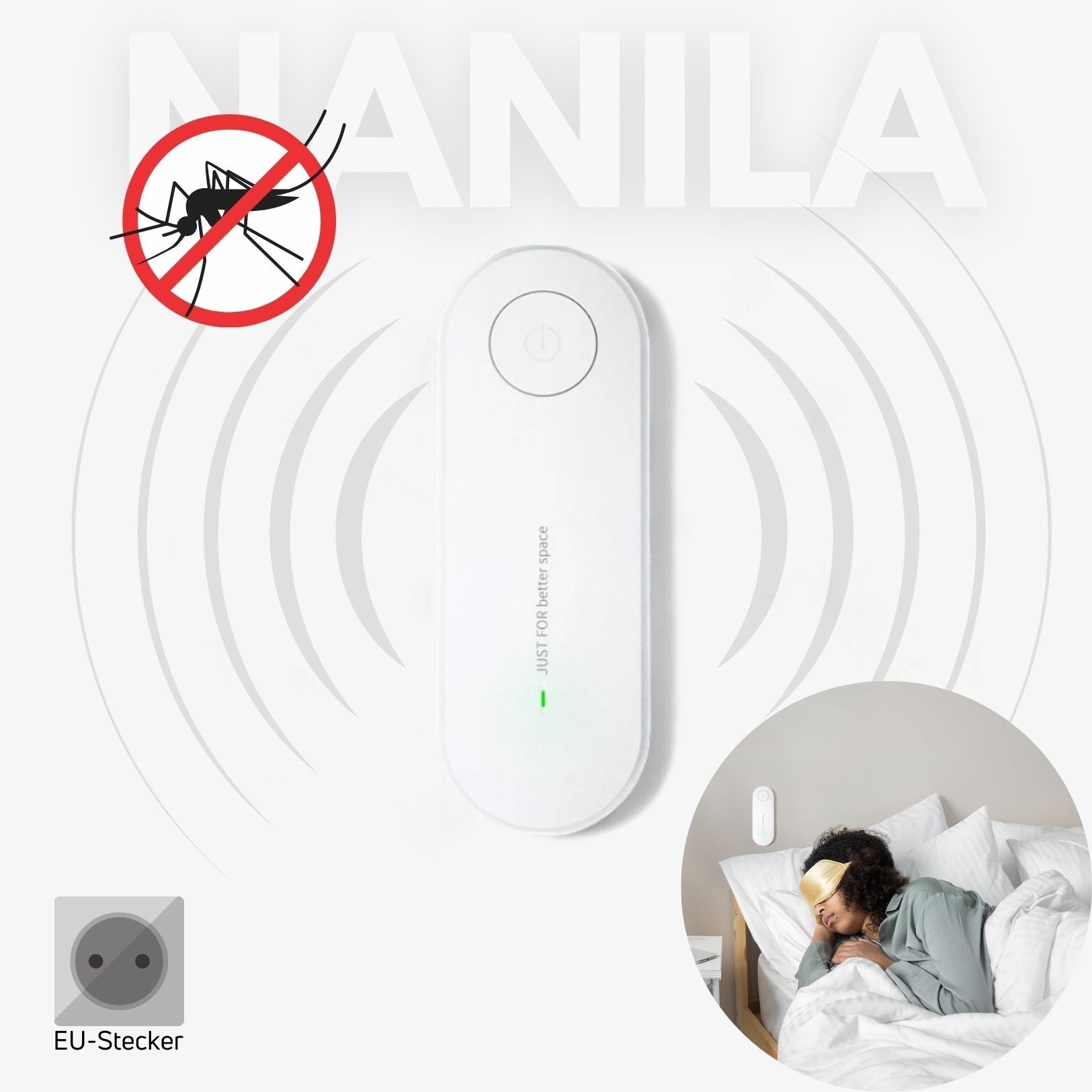 Ultraljudsskydd för skadedjur – Säkert mygg-, flug- och insektsmedel som pluggar in