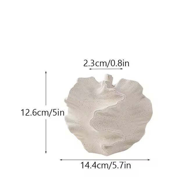 Coastal Elegance Keramikvas – Rev-inspirerad dekorativ accent