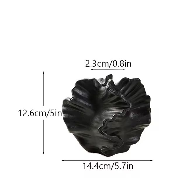 Coastal Elegance Keramikvas – Rev-inspirerad dekorativ accent