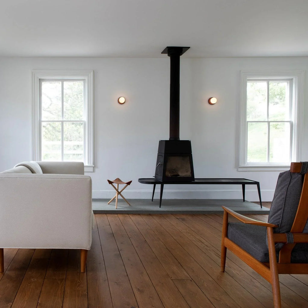 Skandinavisk glasglob LED-vägglampa – Modern vägglampa med 1 lampa för eleganta interiörer