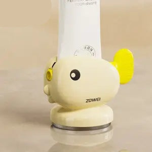 Tandkrämsdispenser och tubpress – Kladdfri badrumsorganisatör