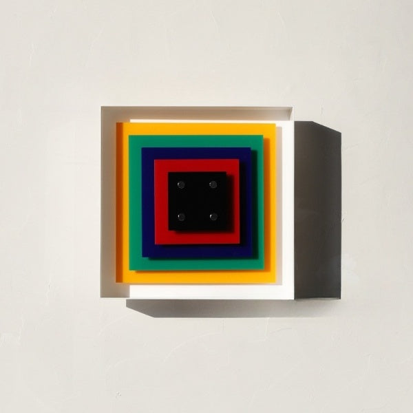 Minimalistisk geometrisk väggarmatur – fyrkantig LED-designerbelysning