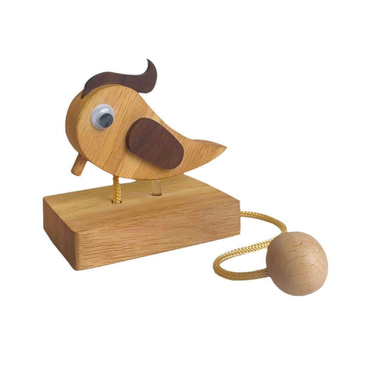 Rustik dörrklocka i trä – Dekorativ klocka för hem och café