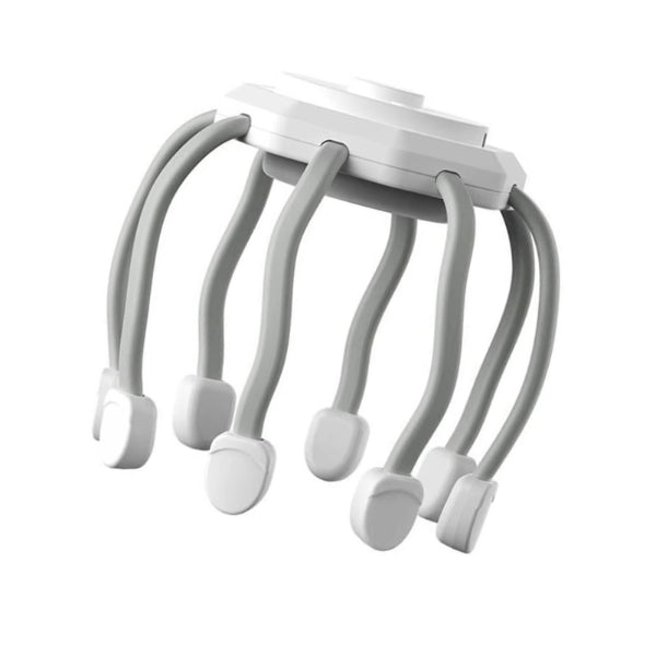 OctoRelief elektrisk hårbottenmassageapparat – 360° lugnande huvudmassage