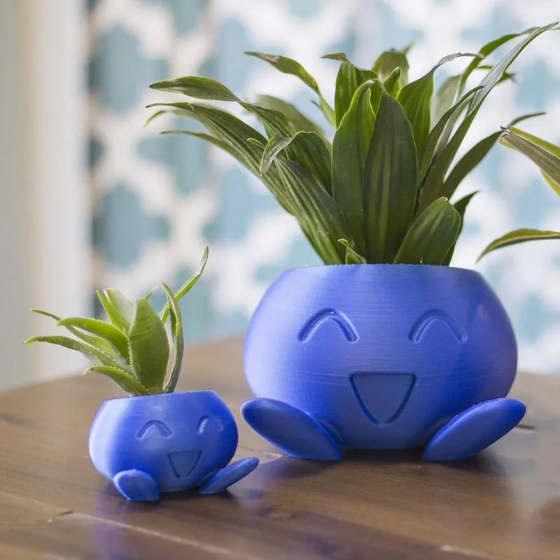 Bedårande Oddish-inspirerad kruka — Charmig kruka för suckulenter, örter och krukväxter