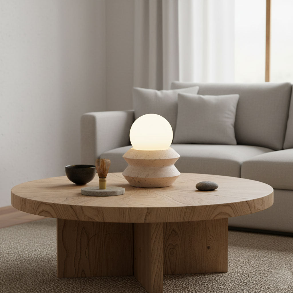 Bärbar uppladdningsbar bordslampa – Minimalistisk trådlös belysning