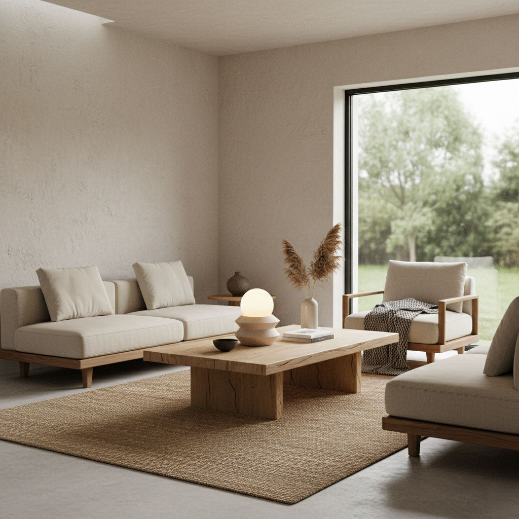 Bärbar uppladdningsbar bordslampa – Minimalistisk trådlös belysning