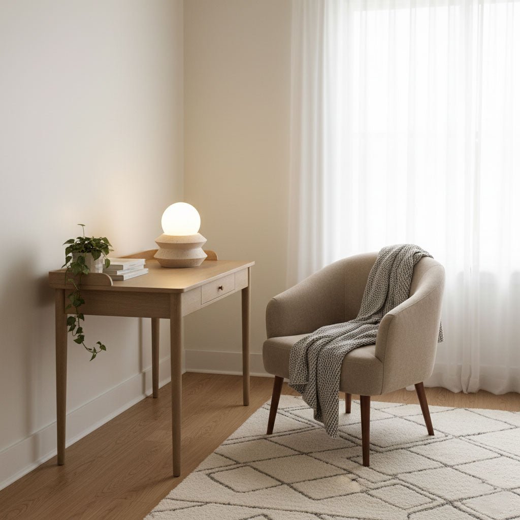 Bärbar uppladdningsbar bordslampa – Minimalistisk trådlös belysning