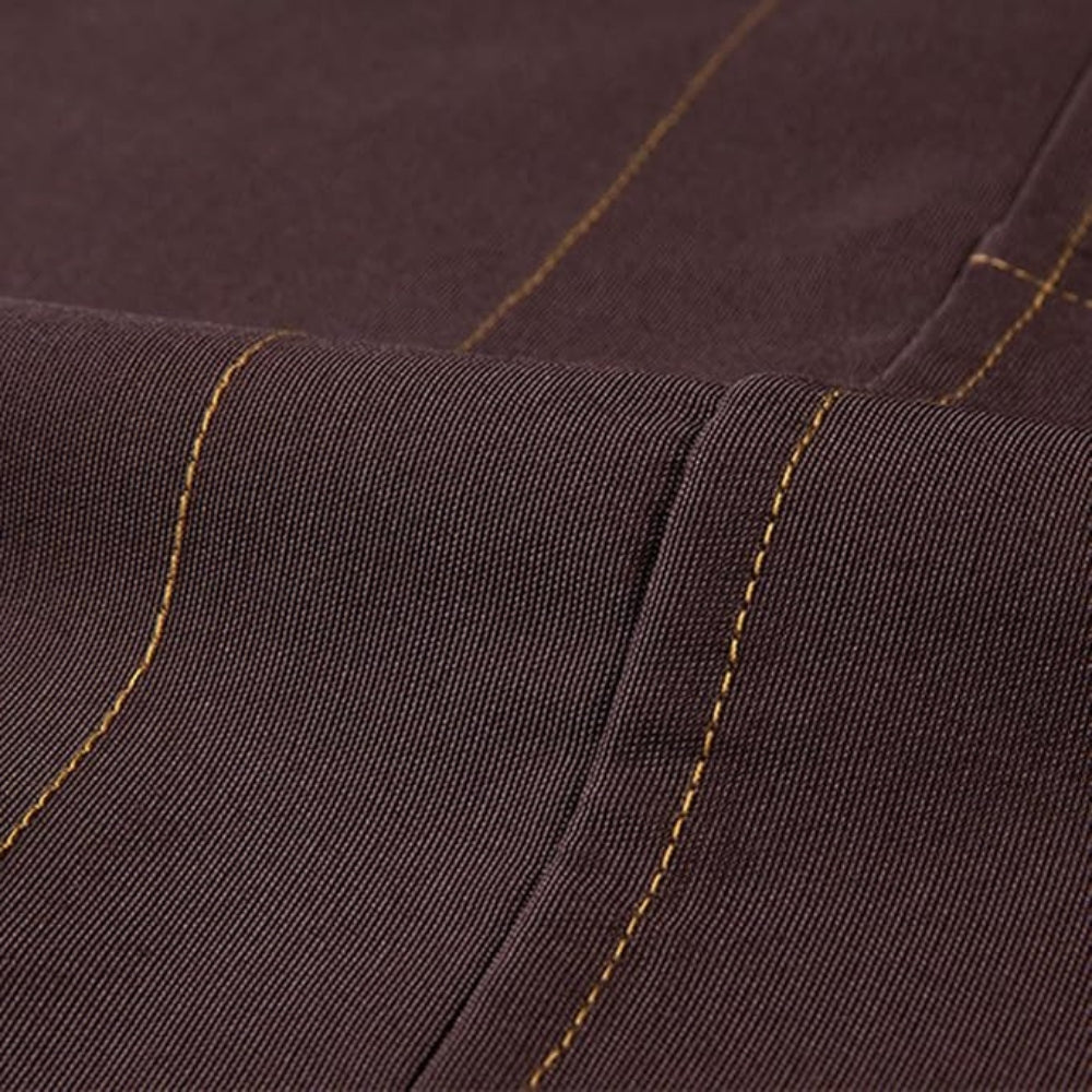 Justerbart arbetsförkläde med korsrygg – Unisex delad kjoldesign med praktiska fickor